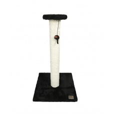 EBI Когтеточка - столбик для кошек "STAMP", черный, 35х35х60см