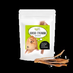 Лакомство для собак Lucky bits конское сухожилие, 30 гр