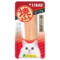 INABA лакомство для кошек Yakisasami куриное филе со вкусом говядины, 26 г