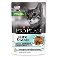 Pro Plan Pouch консервы для стерилизованных кошек океаническая рыба в желе