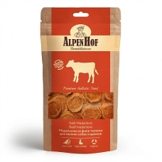 AlpenHof Лакомство Медальоны из теленка для мел собак/щенков 50г
