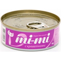 MI-MI консервы для кошек и котят с креветками
